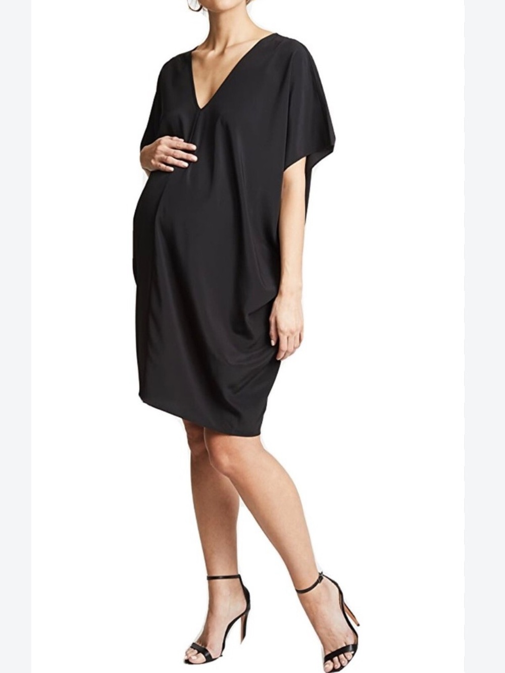 Hatch Maternity V-Neck slouch mini Dress
